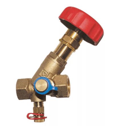 Mutassa a/az Herz 1˝ BB Strömax-M ferdeszelep mérőponttal részleteit Kép Herz 1˝ BB Strömax-M ferdeszelep mérőponttal