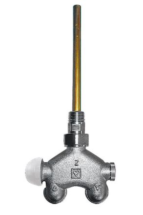 Mutassa a/az Herz VUA-50 termosztatikus szelep 100% sarok balos részleteit Kép Herz VUA-50 termosztatikus szelep 100% sarok balos