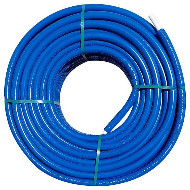 Kép m-tech Xpress 16x2mm hőszigetelt ötrétegű cső PeX-Al-PeX kék 100m