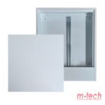 Kép m-tech falon kívüli osztódoboz 6 körös, (552x567x110)