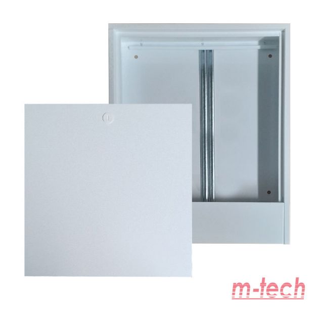 Kép m-tech falon kívüli osztódoboz 6 körös, (552x567x110)