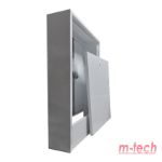 Kép m-tech falon kívüli osztódoboz 8 körös, (652x567x110)