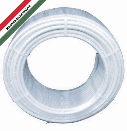 Mutassa a/az m-tech 20x2mm-es ötrétegű cső PE-RT/Alu/PE-RT részleteit Kép m-tech 20x2mm-es ötrétegű cső PE-RT/Alu/PE-RT