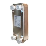 Kép Lemezes hőcserélő 30 lemez, 4x3/4", max.3,6m3 /h, 0,42m2 felülettel, INOX