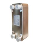Kép Lemezes hőcserélő 40 lemez, 4x3/4", max.3,6m3 /h, 0,56m2 felülettel, INOX