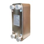 Kép Lemezes hőcserélő 50 lemez, 4x1", max.12,7m3 /h, 1,5m2 felülettel, INOX