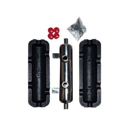 Mutassa a/az Szigetelt INOX hidraulikus váltó, 4x1", 2,5m3 /h, 45kW részleteit Kép Szigetelt INOX hidraulikus váltó, 4x1", 2,5m3 /h, 45kW