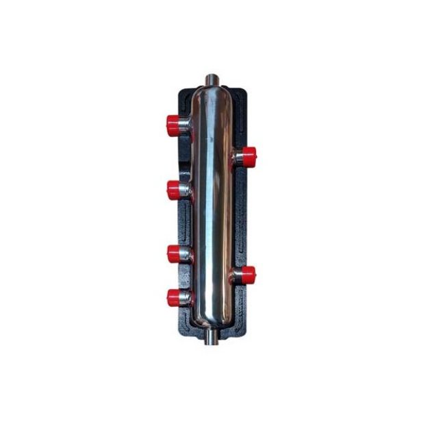 Kép Szigetelt INOX hidraulikus váltó, 6x1", 4m3 /h, 70kW