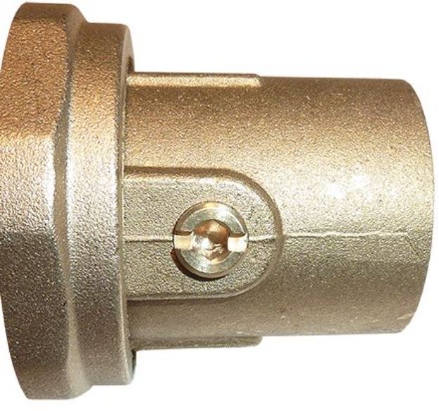 Kép Szivattyú-csatlakozó golyóscsap 6/4"-1", sárgaréz