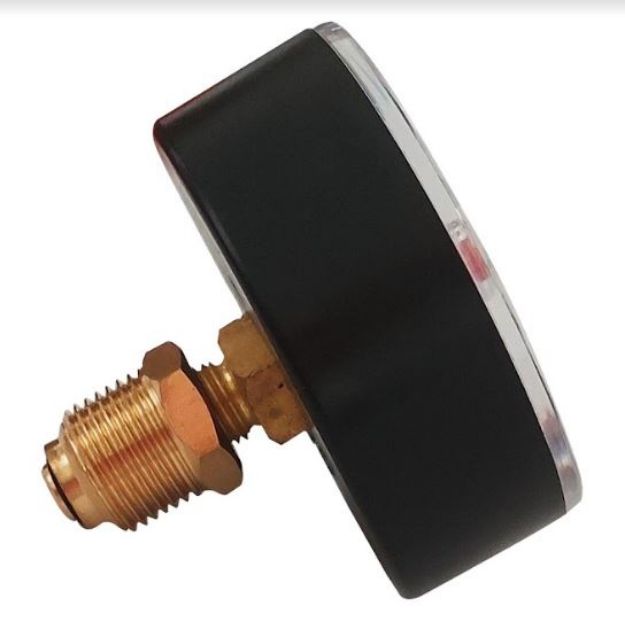 Kép 0-4bar/0-120 fok, 1/2"(D80mm) hátsó csatlakozású thermo-manométer