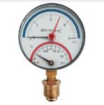 Kép 0-4bar/0-120 fok, 1/2"(D80mm) hátsó csatlakozású thermo-manométer