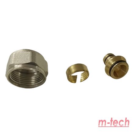 Mutassa a/az m-tech  UniTherm csőcsatlakozó 16x2mm ötrétegű és műanyag csövekhez részleteit Kép m-tech  UniTherm csőcsatlakozó 16x2mm ötrétegű és műanyag csövekhez