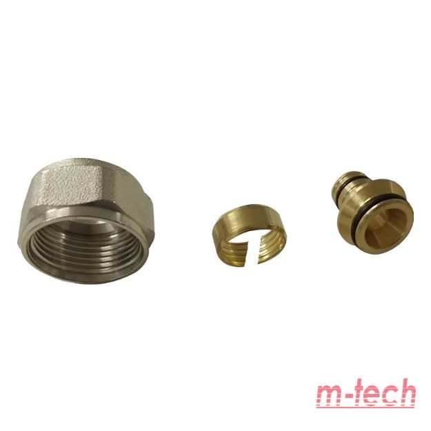 Kép m-tech UniTherm csőcsatlakozó 20x2mm ötrétegű és műanyag csövekhez