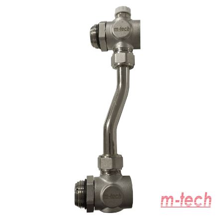 Mutassa a/az m-tech UniTherm By-pass elem kézi légtelenítővel részleteit Kép m-tech UniTherm By-pass elem kézi légtelenítővel