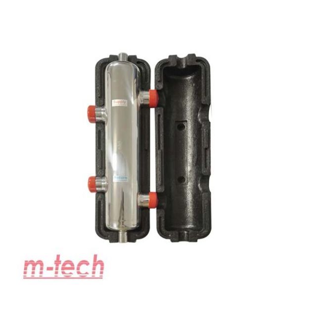 Kép m-tech Szigetelt INOX hidraulikus váltó 4x5/4", D102mm
