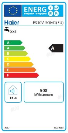Mutassa a/az Haier ES10V-SQM1(EU) 10l villanybojler, felső elhelyezésű, fehér részleteit Kép Haier ES10V-SQM1(EU) 10l villanybojler, felső elhelyezésű, fehér