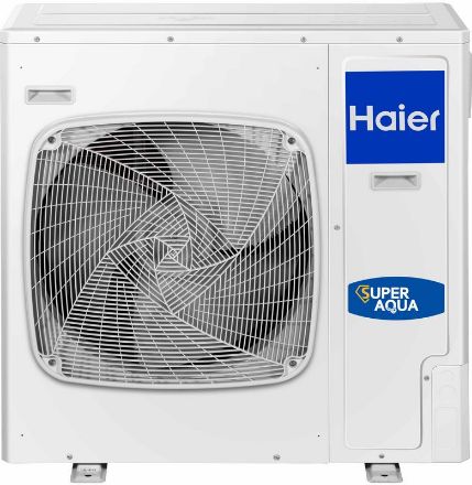 Mutassa a/az Haier Super Aqua Monobloc, fűtési/hűtési levegő-víz hőszivattyú, 8 kW-os teljesítmény egyfázisú részleteit Kép Haier Super Aqua Monobloc, fűtési/hűtési levegő-víz hőszivattyú, 8 kW-os teljesítmény egyfázisú