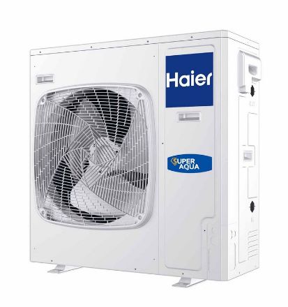 Mutassa a/az Haier Super Aqua Monobloc, fűtési/hűtési levegő-víz hőszivattyú, 8 kW-os teljesítmény egyfázisú részleteit Kép Haier Super Aqua Monobloc, fűtési/hűtési levegő-víz hőszivattyú, 8 kW-os teljesítmény egyfázisú