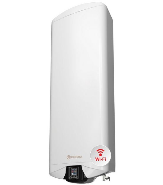 Kép Eldom Galant 100 Wifi villanybojler, fehér, lapos kivitel