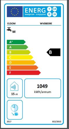 Mutassa a/az Eldom Favourite 80 Wifi villanybojler, feher részleteit Kép Eldom Favourite 80 Wifi villanybojler, feher