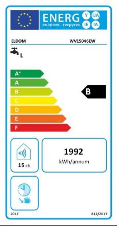 Mutassa a/az Eldom Favourite 150 Wifi villanybojler, fehér részleteit Kép Eldom Favourite 150 Wifi villanybojler, fehér