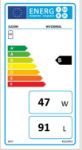 Kép Eldom Greenline fali indirekt táróló, 100l, 1 hőcserélővel, 2 kW fűtőbetéttel, balos kivitel