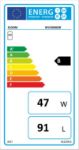 Kép Eldom Greenline fali indirekt táróló, 100l, 1 hőcserélővel, 2kW fűtőbetéttel, jobbos
