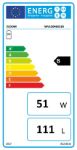 Kép Eldom Greenline fali indirekt táróló, 120l, 2 párhuzamos hőcserélővel, 3 kW fűtőbetéttel, balos kivitel