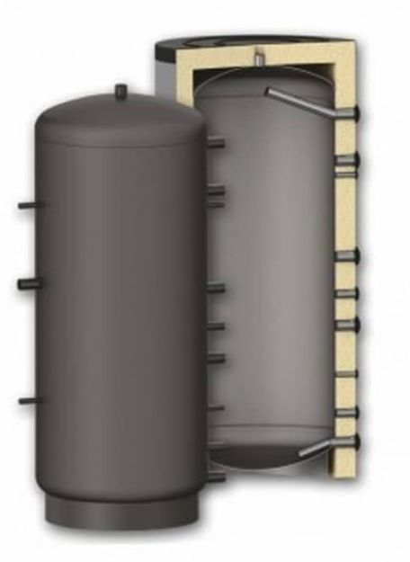 Kép Sunsystem P 800 puffertároló 800 l. csőkígyó nélkül, szigeteléssel