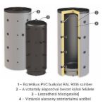 Kép Sunsystem PBM 1000 puffertároló 1000 l., szigeteléssel