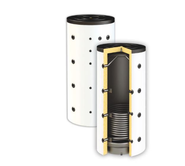 Kép Sunsystem PBM-R 1000 puffertároló 1000 l. 1 csőkígyóval, szigeteléssel