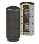 Kép Sunsystem PBM-R2 1000 puffertároló 1000 l. 2 csőkígyóval, szigeteléssel