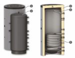 Kép Sunsystem PR 500 puffertároló 500 l. 1 csőkígyóval, szigeteléssel