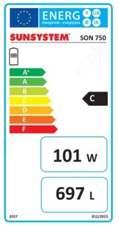 Mutassa a/az Sunsystem SON 750 indirekt tároló 750 l. 2 csőkígyóval részleteit Kép Sunsystem SON 750 indirekt tároló 750 l. 2 csőkígyóval