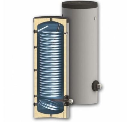 Mutassa a/az Sunsystem SWPN 500 indirekt tároló 500 l. 1 csőkígyóval, hőszivattyúhoz részleteit Kép Sunsystem SWPN 500 indirekt tároló 500 l. 1 csőkígyóval, hőszivattyúhoz