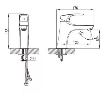 Mutassa a/az Wellis Bellini mosdó csaptelep részleteit Kép Wellis Bellini mosdó csaptelep
