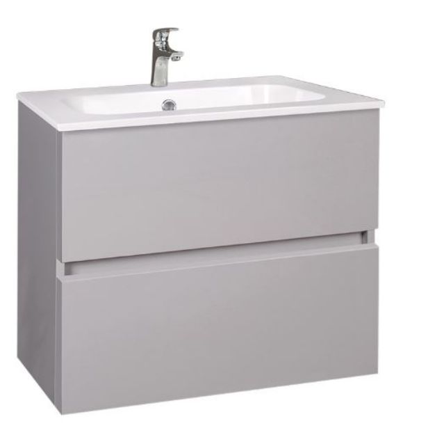 Kép Wellis Elois Grey 60, 2 fiókos mosdószekrény