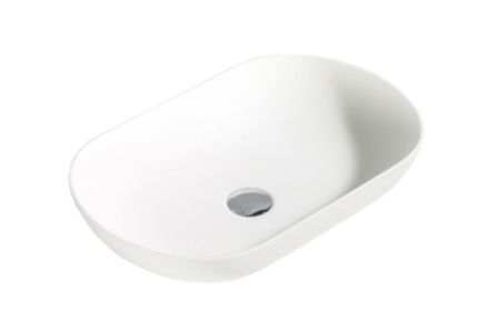 Mutassa a/az Wellis Miletos matt fehér pultra építhető porcelán mosdó részleteit Kép Wellis Miletos matt fehér pultra építhető porcelán mosdó