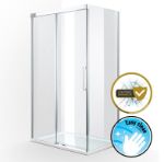 Kép Wellis Fabio 120x90x200 cm szögletes tolóajtós zuhanykabin - Easy Clean bevonattal