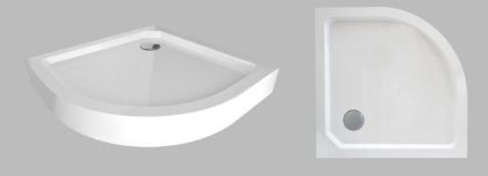 Mutassa a/az Wellis Zuhanytálca íves, magas - 90x90x15 cm, lefolyóval részleteit Kép Wellis Zuhanytálca íves, magas - 90x90x15 cm, lefolyóval