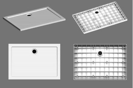 Mutassa a/az Wellis Zuhanytálca szögletes, lapos - 120x90x4 cm, lefolyóval részleteit Kép Wellis Zuhanytálca szögletes, lapos - 120x90x4 cm, lefolyóval