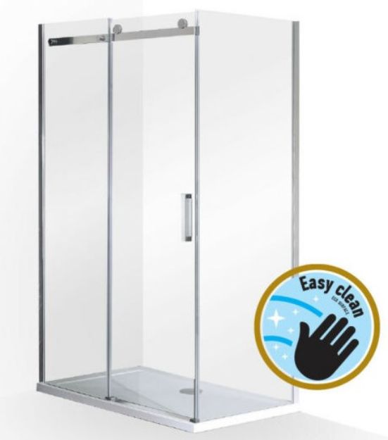 Kép Wellis Vincenzo 1 tolóajtós szögletes zuhanykabin- Easy Clean bevonattal