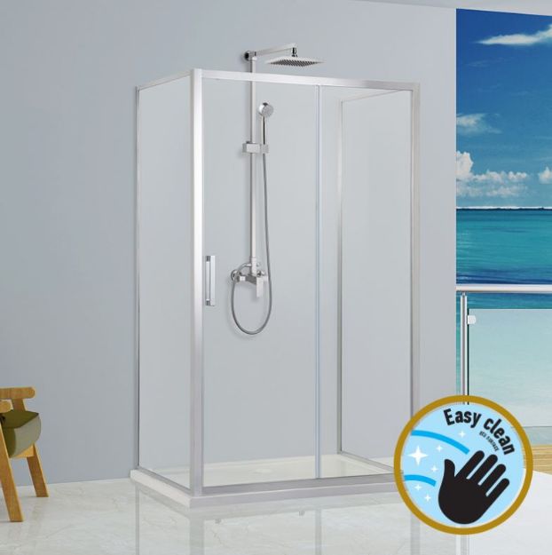 Kép Wellis Premier 90 fix oldalfal- Easy Clean bevonattal