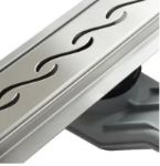 Kép Wellis W-Drain Wavy 60 zuhanyfolyóka