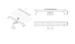 Kép Wellis W-Drain Square 80 zuhanyfolyóka