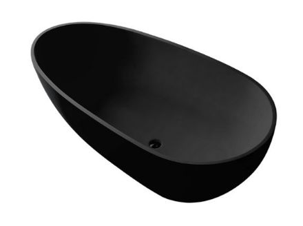 Mutassa a/az Wellis Soul Matt Black 167x5x85 cm, öntöttmárvány szabadon álló kád részleteit Kép Wellis Soul Matt Black 167x5x85 cm, öntöttmárvány szabadon álló kád