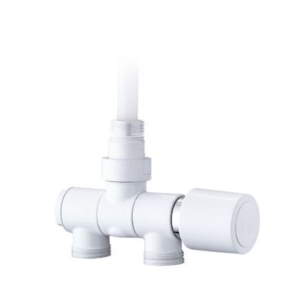 Mutassa a/az ICMA art. 930 dizájn-radiátorszelep, 1/2" M24x1,5, termosztát-opcióval, injektorcsöves, fehér részleteit Kép ICMA art. 930 dizájn-radiátorszelep, 1/2" M24x1,5, termosztát-opcióval, injektorcsöves, fehér