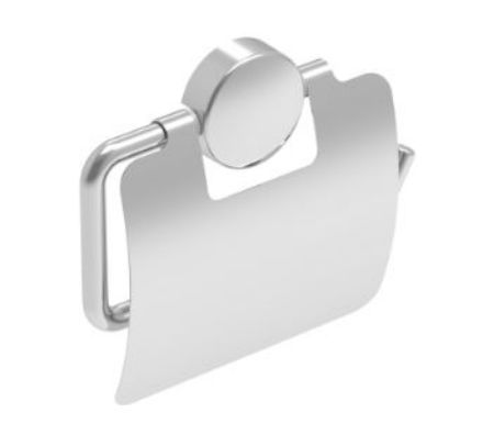 Mutassa a/az Koin Simple WC-papír tartó, fedeles, króm részleteit Kép Koin Simple WC-papír tartó, fedeles, króm