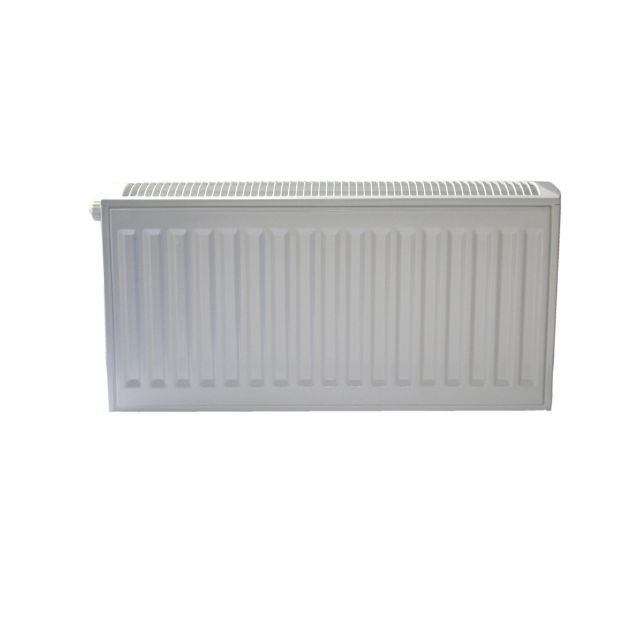 Kép TermoTeknik STAR 22-DK-VK 600 * 2400 (balos) Softline 6-pont bekötésű, (3/4˝ KM csatl.) acéllemez lapradiátor