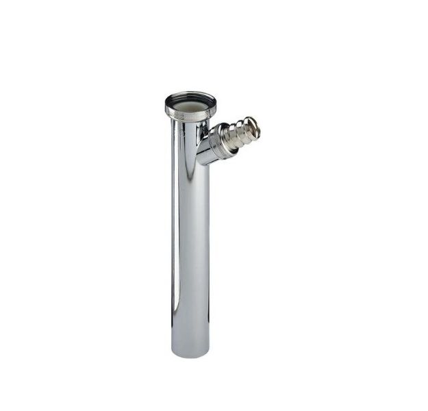 Kép Ghidini 847 D32*200mm krómozott peremes cső mosógép csatlakozóval